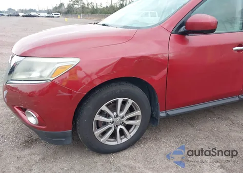 2015 Nissan Pathfinder Sl from USA, damaged, VIN 5N1AR2MN1FC615753